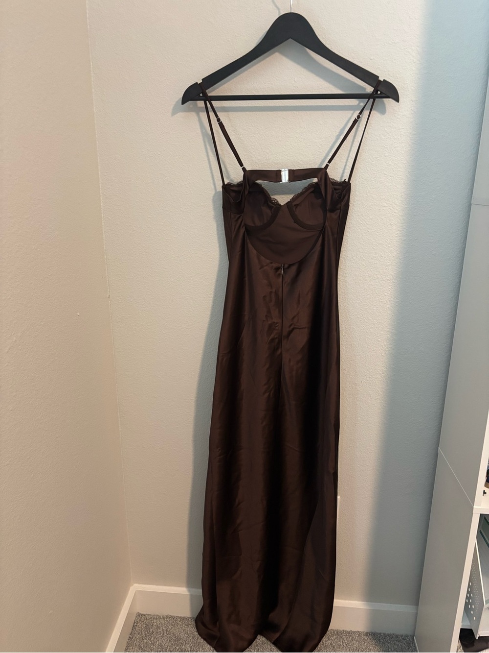 Beginning Boutique Scarlette Brown Maxi Dress - Picture 8 of 16